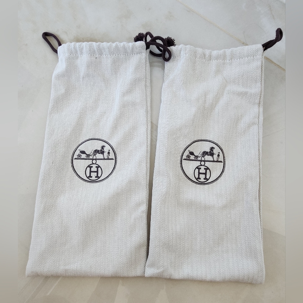 Brown Olympe Leather Slide Sandals - Picture 12 of 14